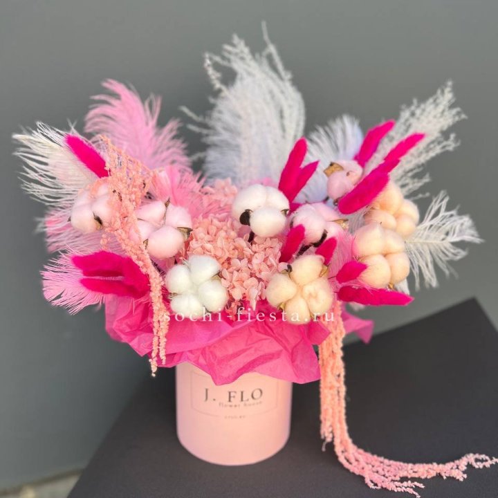 Авторский бокс с сухоцветами №1 в Хосте и Кудепсте