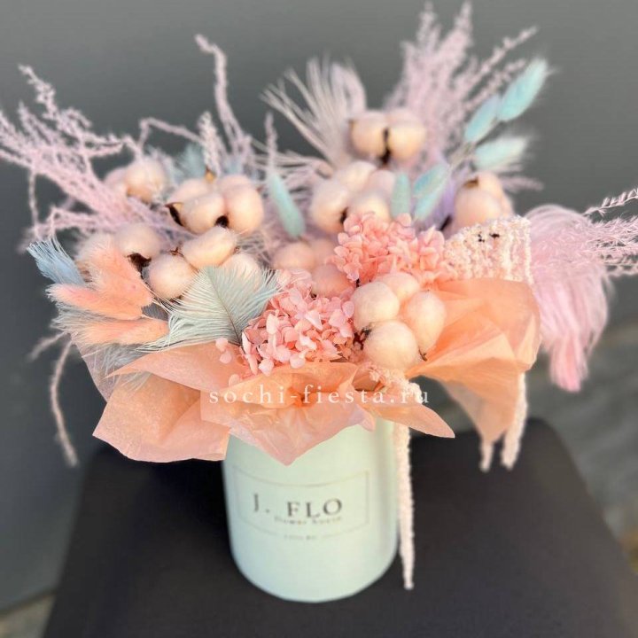 Авторский бокс с сухоцветами №3 в Хосте и Кудепсте