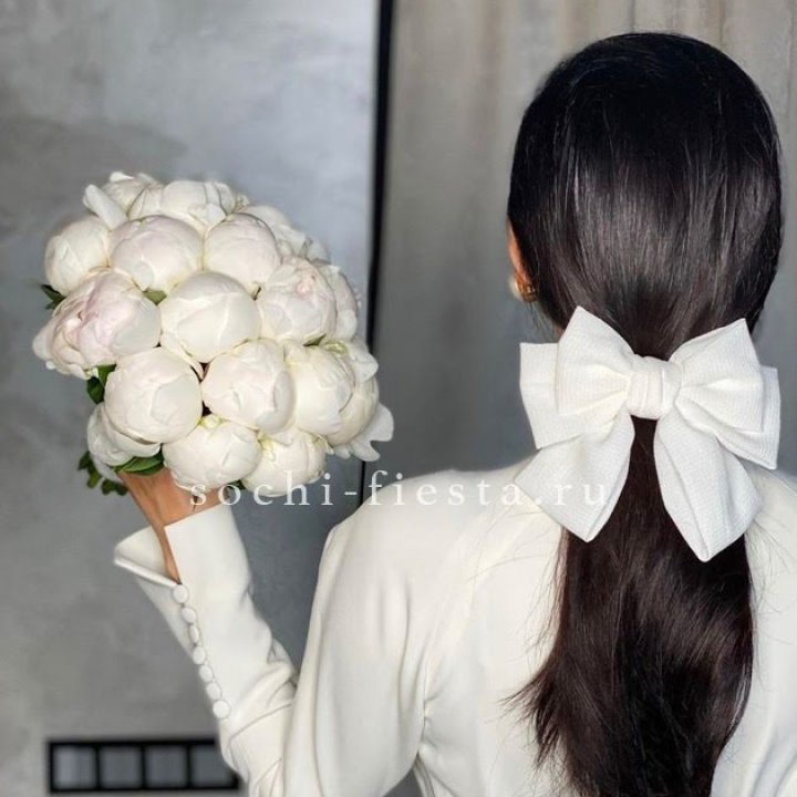 Свадебный букет пионов в Хосте и Кудепсте