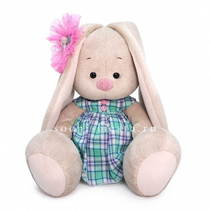 Зайка Ми в клетчатом платье в Хосте и Кудепсте