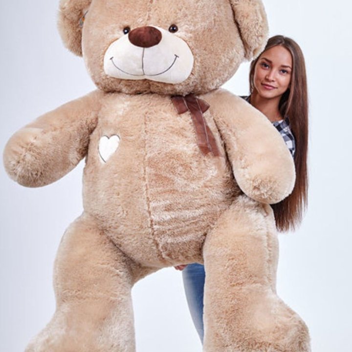 Бурый плюшевый мишка XL в Хосте и Кудепсте