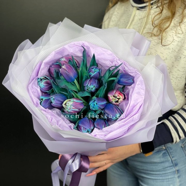 Букет тюльпанов "Пандора" в Хосте и Кудепсте