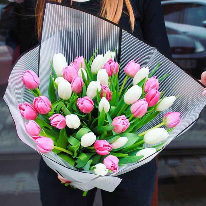 29 тюльпанов MIX в Хосте и Кудепсте