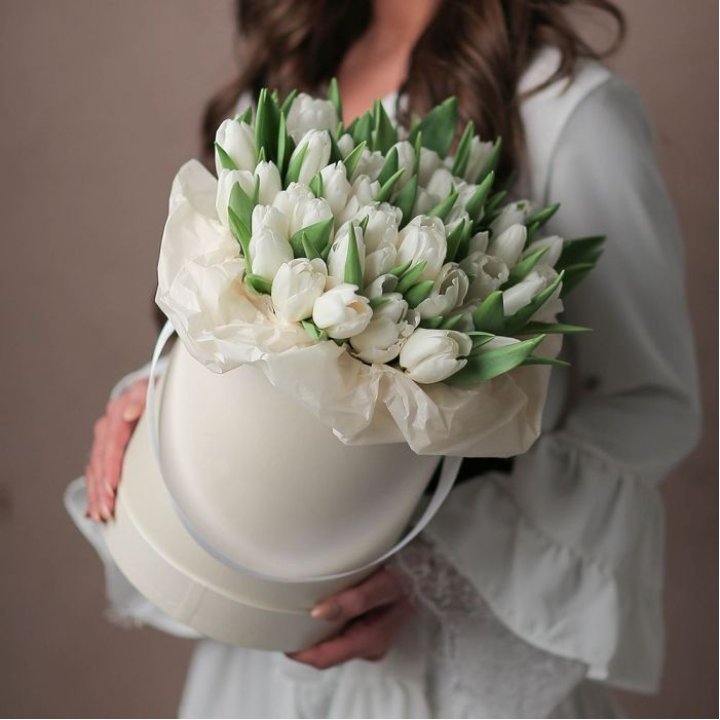 Тюльпаны в цилиндре SNOW в Хосте и Кудепсте