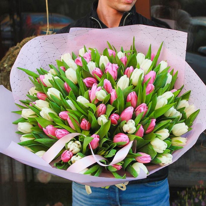 101 тюльпан MIX в Хосте и Кудепсте