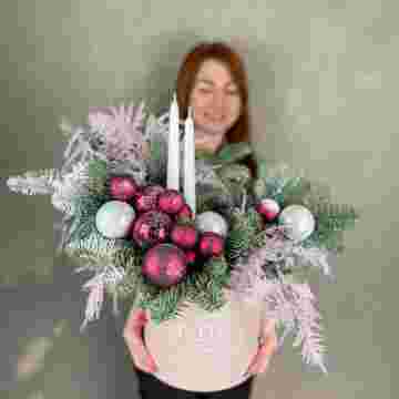Цилиндр "Merry Christmas" в Хосте и Кудепсте