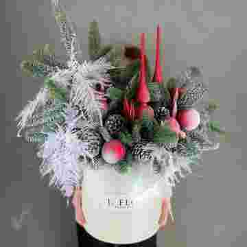 Цилиндр "Happy New Year" в Хосте и Кудепсте